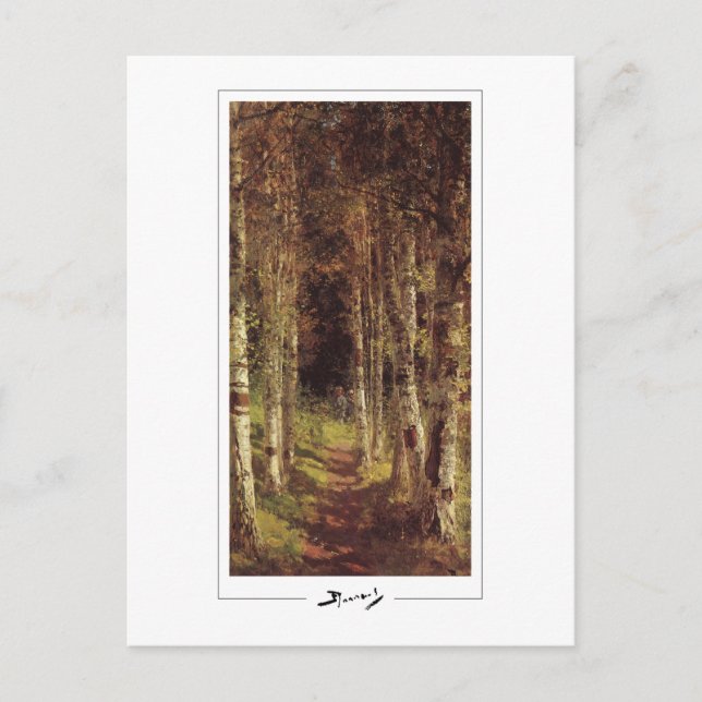 Vasily Polenov #198 - Finkonstkort Vykort (Framsida)