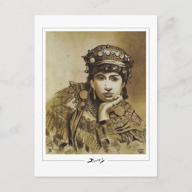 Vasily Polenov #217 - Fine Art Postcard Vykort (Framsida)