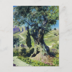 Vasily Polenov- An Olive Träd i Garden Vykort