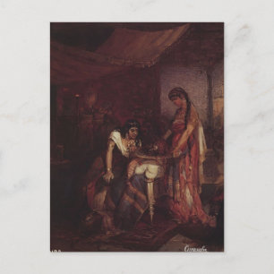 Vasily Surikov- Salome leder St John John Vykort