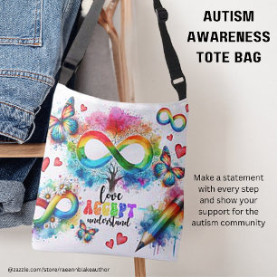 Väska för medvetenhet om autism