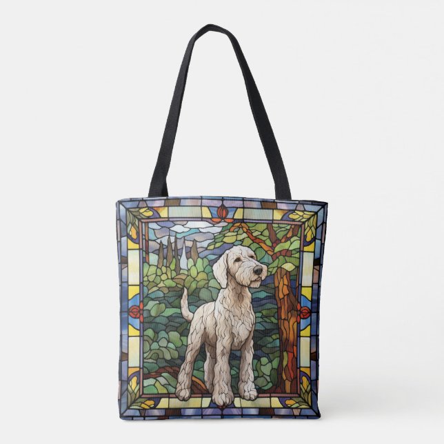Väska med Bedlington Terrier (Baksida)