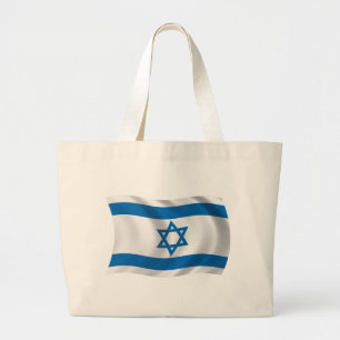 Väska med Israels flagga
