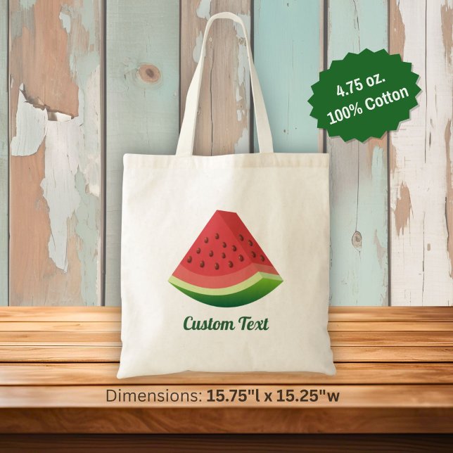 Väskförvaring för vattenmelon skiva tygkasse (Skapare uppladdad)