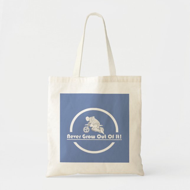 Väskor för 'aldrig växa ur det' Totebag (Framsidan)