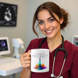 Vaskulär Sonographer-Colorful Ultrasound Vinkarare Jumbo Mugg