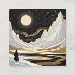 Vasnetsov stil kännetecknas av en ljussken fyrkantigt visitkort