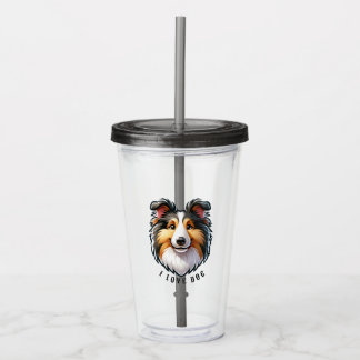 Vaso Acrílico acrylic glass with pet design Take Away Mugg