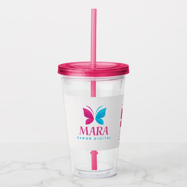 Vaso Acrílico – Diseño Práctico y Resistente Take Away Mugg (Framsida)