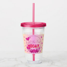 Vaso acrílico 'Mom Fuel coffee " editable nombre Take Away Mugg