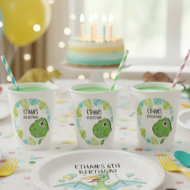Vasos De Papel Personalized Dinosaur Paper Cups -