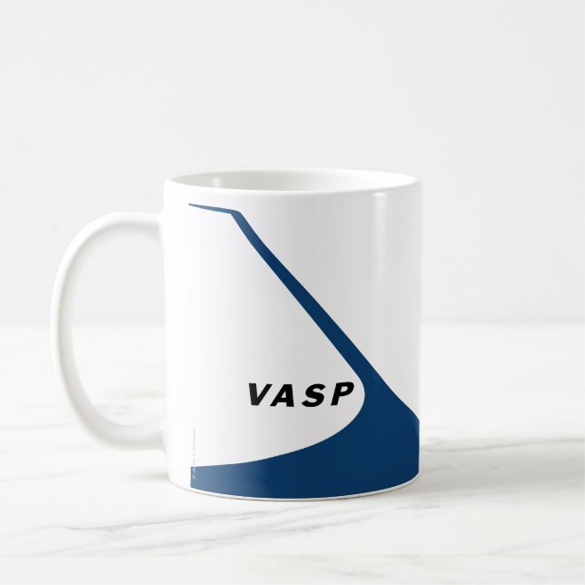 VASP 737-200-Vintage Kaffemugg (Vänster)