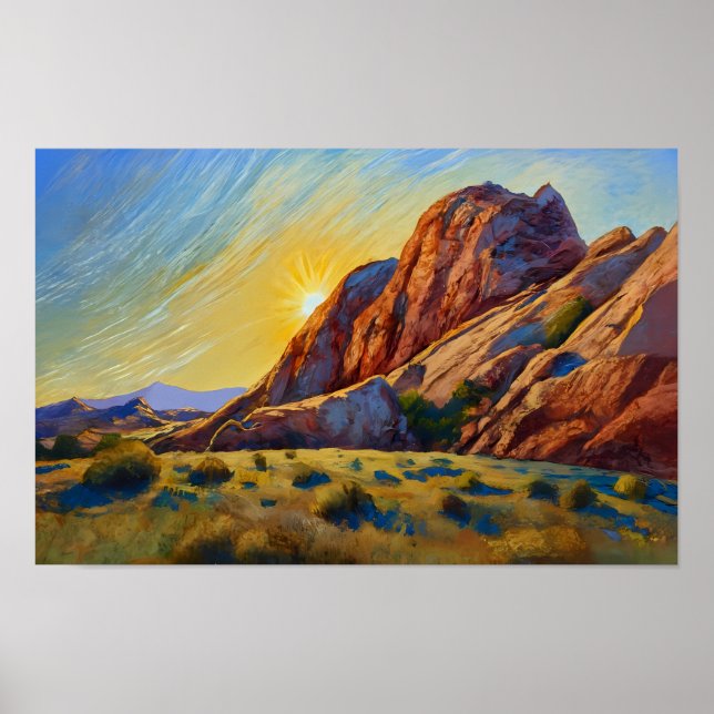 Vasquez Rocks - Poster (Framsidan)