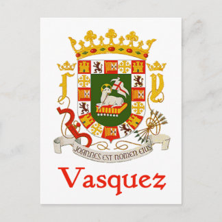 Vasquez Shield of Puerto Rico Vykort