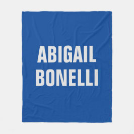 Vass djärv anpassningsbar utmärkt minimalistisk na fleecefilt