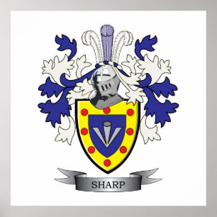 Vass Family Crest Jackar Arm Poster