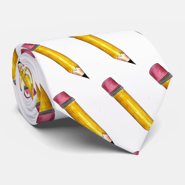 Vass Gult #2 Lärartid i pennlärarskolan Slips (Rullad)