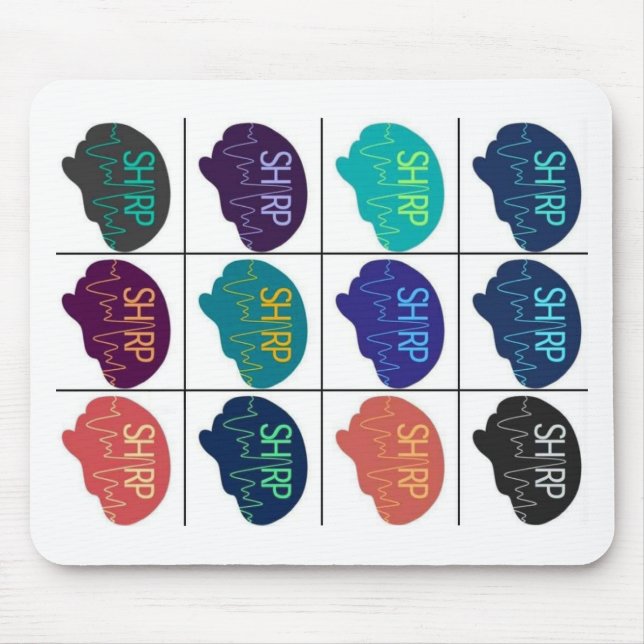 VASS musknapp för flera färger Musmatta (Framsidan)