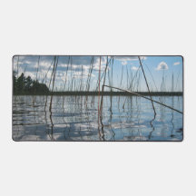 Vass och reflektioner på Rice Lake