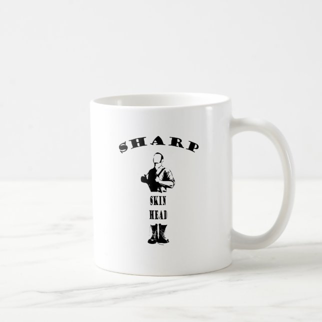 vass skinhead kaffemugg (Höger)