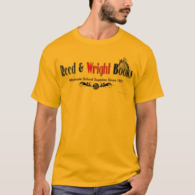 Vass & Wright bokar Tee Shirt (Framsida)