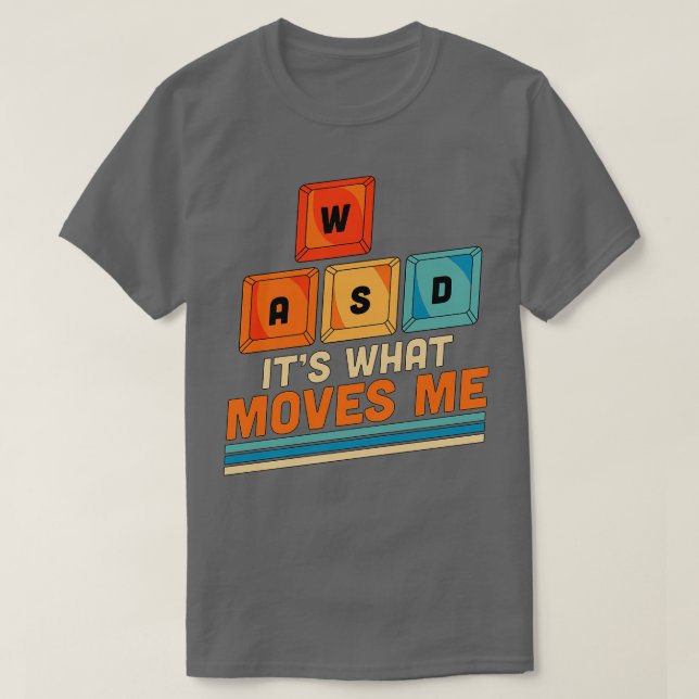 VASSA den dator som flyttar mig till spelaren T Shirt (Design framsida)