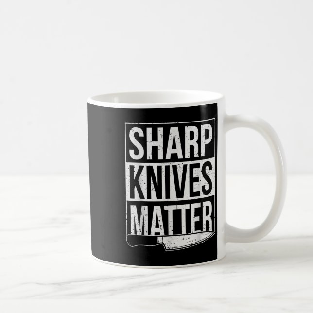 Vassa Knivar , Cook Funny Culinary Funny Chef Kaffemugg (Höger)
