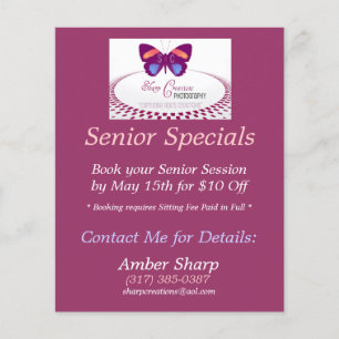 Vassa skapelser Senior Specials Flygblad