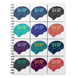 VASSA Spiral-bärbara datorer med flera Färg-hjärno Anteckningsbok