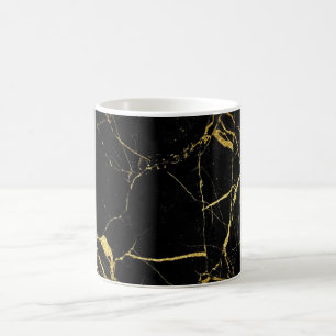 Vassa Svarta havet och Guld Marble Kaffemugg