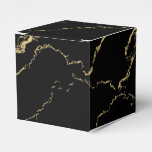 Vassa Svarta havet och Guld Marble Presentaskar