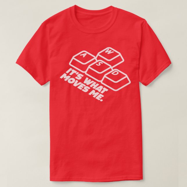 VASSA VAD SOM FLYTTAR DIG PC Gamer T Shirt (Design framsida)