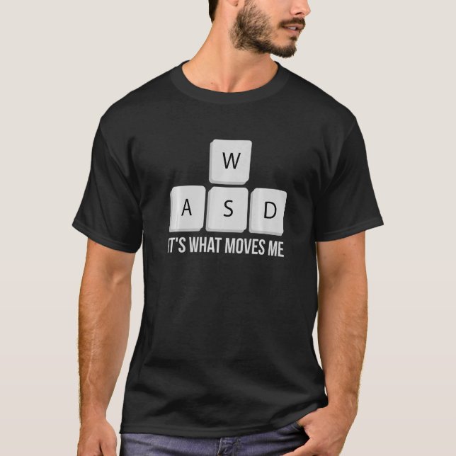 VASSA VAD SOM FLYTTAR MIG-spel för spelentusiaster T Shirt (Framsida)