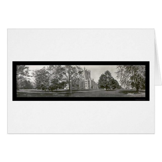 Vassar College Photo 1912a Hälsningskort (Framsidan Horizontal)