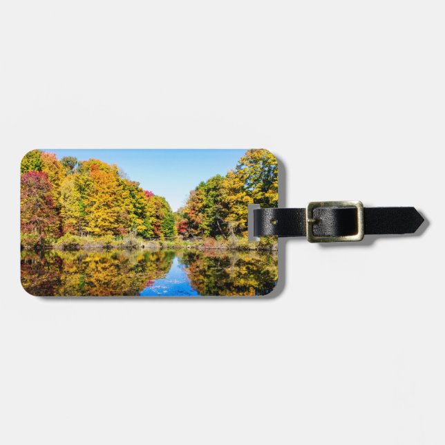 Vassar Farms Pond Bagagebricka (Horisontell Framsida)