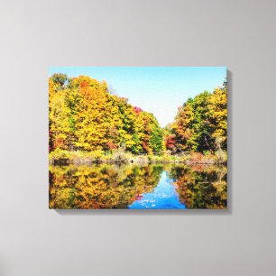 Vassar Farms Pond Canvastryck