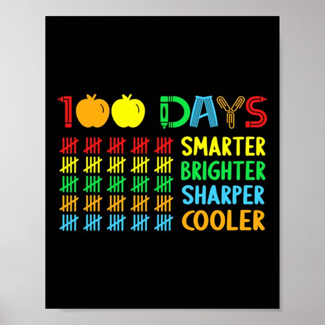 Vassare 100 skoldagar, smartare dagar poster (Framsidan)