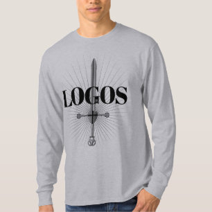 Vassare än ett svärd med dubbla - grått t shirt