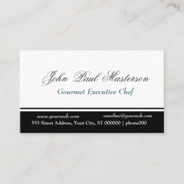 Vassare svartvit design i Professionell Gräns Visitkort