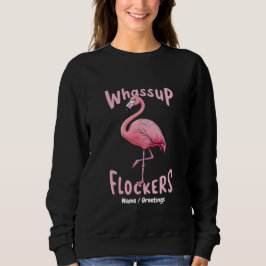 Vassassup Flamingo Design A Flamazing T Shirt