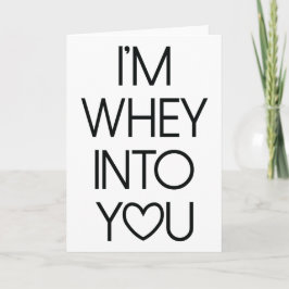 Vassey in to you Gym Kärlek Valentine Day Card Helgkort