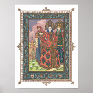 Vassilissa Poster den vackra ryska folktale