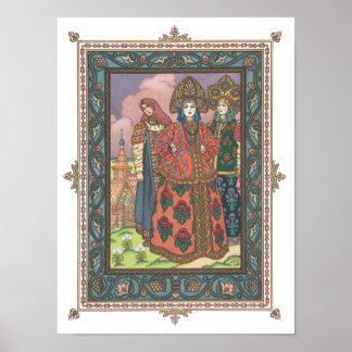 Vassilissa Poster den vackra ryska folktale