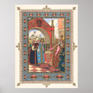 Vassilissa the Fair by Boris Zvorykin Poster
