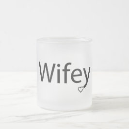 Vassle - Frosted 10 oz Frosted Glass Mugg