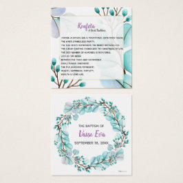 Vasso Koufeta Card Fyrkantigt Visitkort