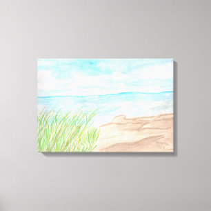 Vassstrand Canvastryck