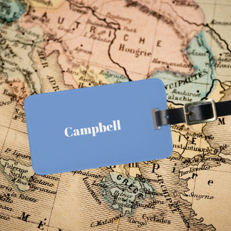 vasst bagagetagg för  anpassningsbar (blått företa bagagebricka