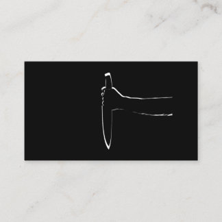 Vasst knivarkort visitkort