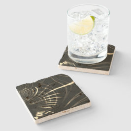 Vasst kurvor på ljusa khaki- och mörk-bakgrund stenunderlägg